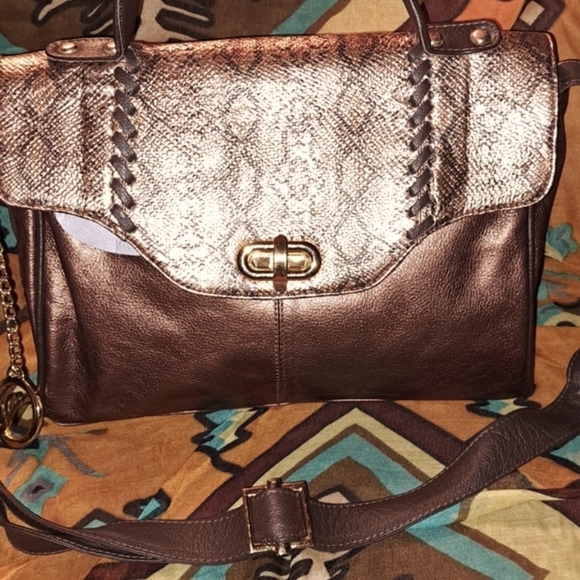 Sandra Valencia New Numbered Croc Embossed Aztec Pattern. NWT - Picture 1 of 16